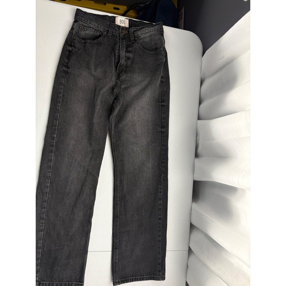BDG Urban Outfitters Cowboy Jeans Size 27 Black Wash Denim Straight Leg - Picture 1 of 5